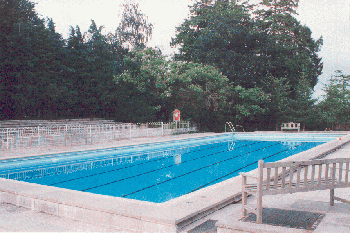 The swimming pool at Brymore